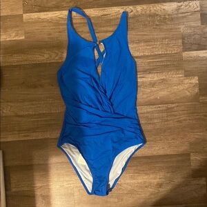 Cupshe Blue One Piece Swimsuit
